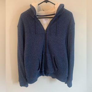 Old Navy fleece lined zip hoody-very comfy XL